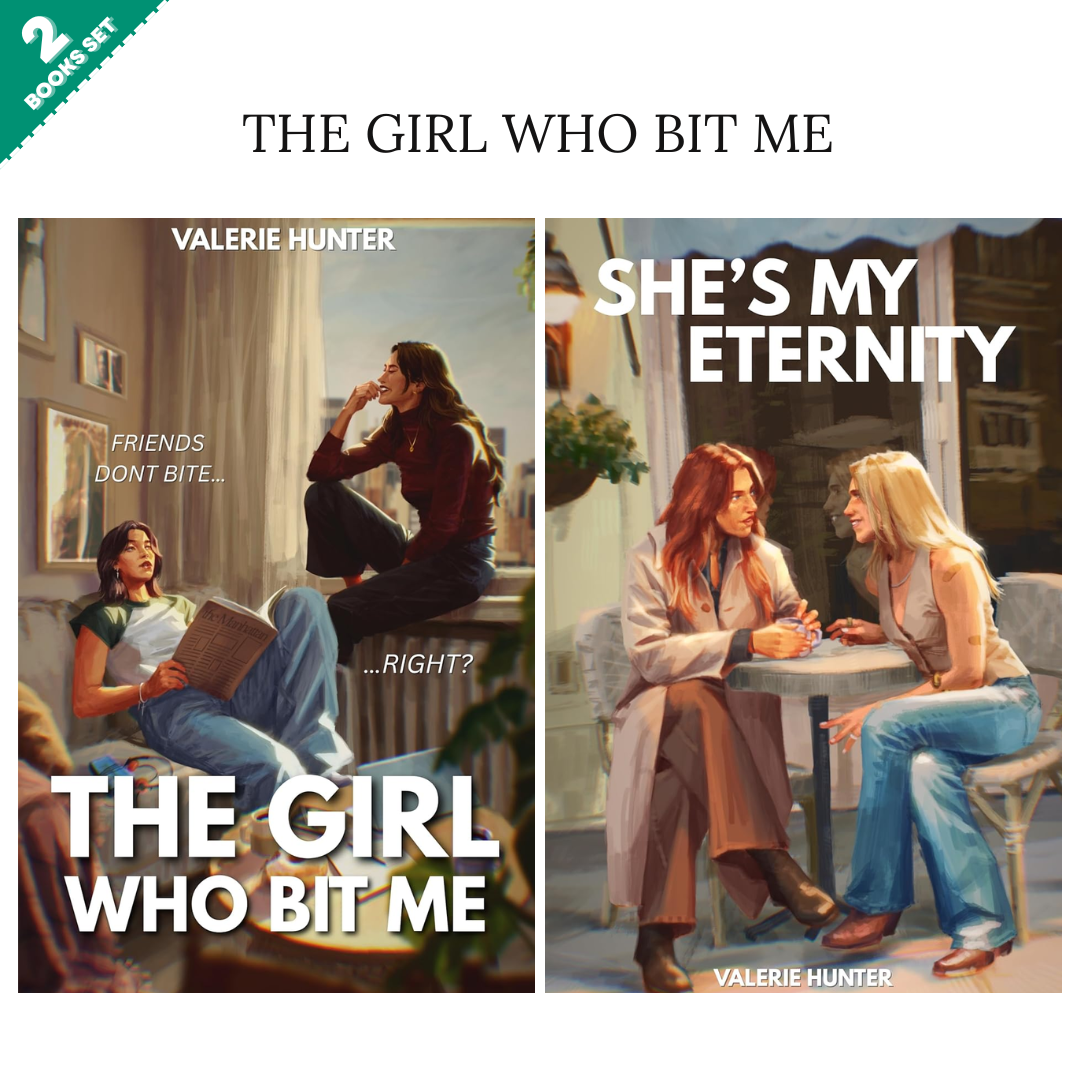 The Girl Who Bit Me Series By Valerie Hunter (2 Books Set)