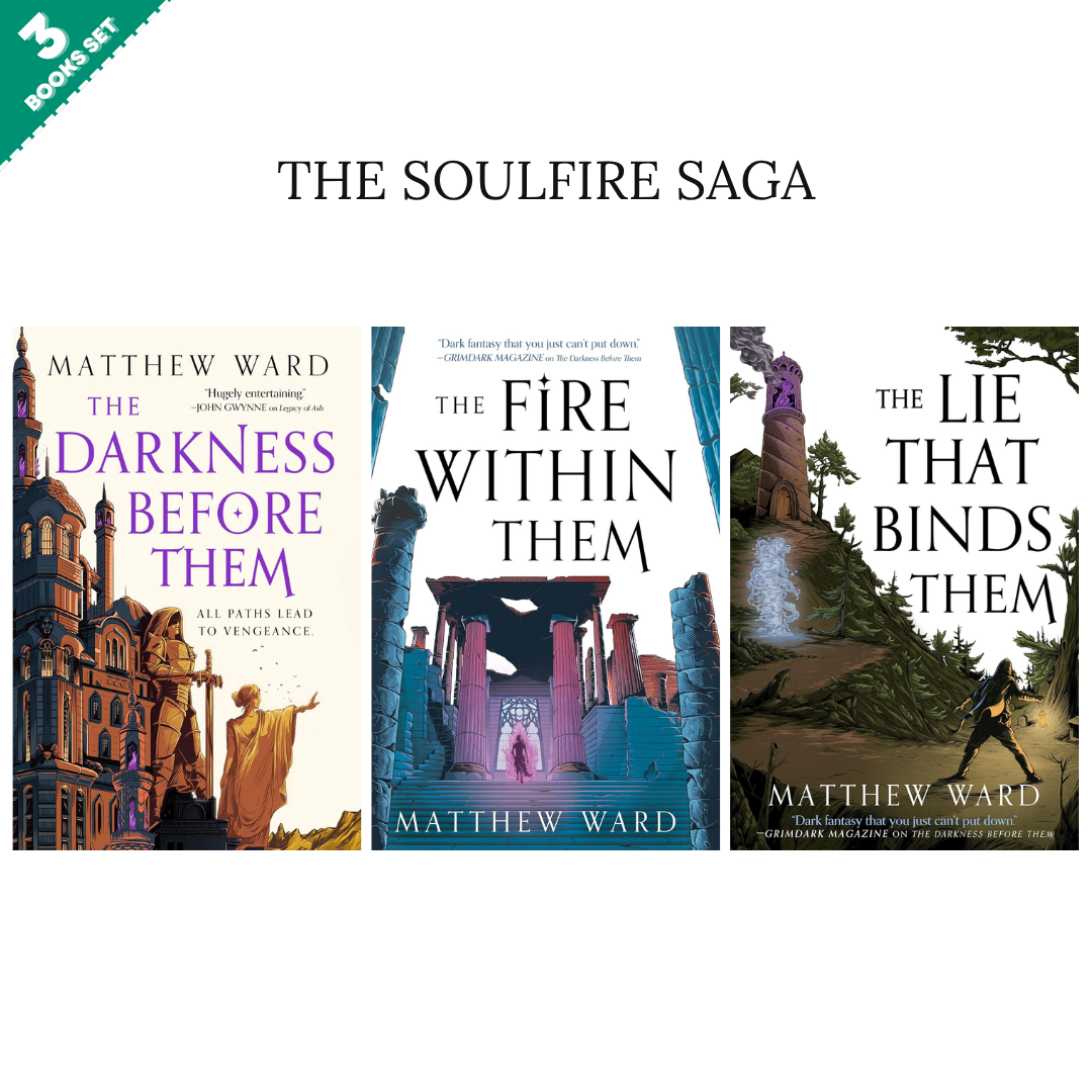 The Soulfire Saga Series By Matthew Ward (3 Books Set)