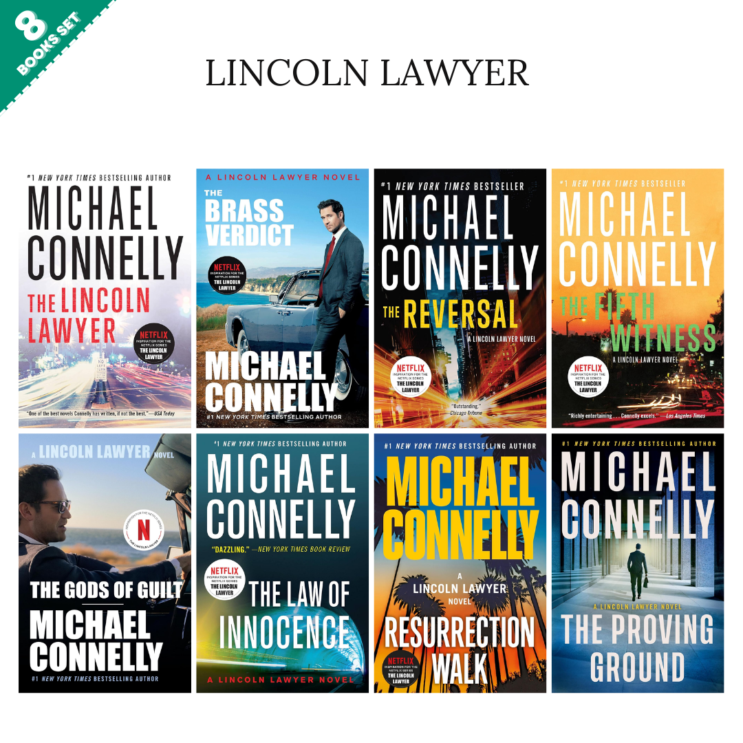 The Lincoln Lawyer Series By Michael Connelly (8 Books Set)