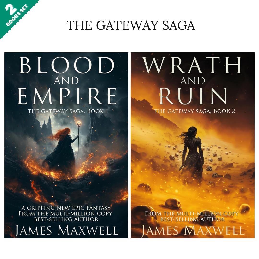 The Gateway Saga series by James Maxwell (2 Books Set)