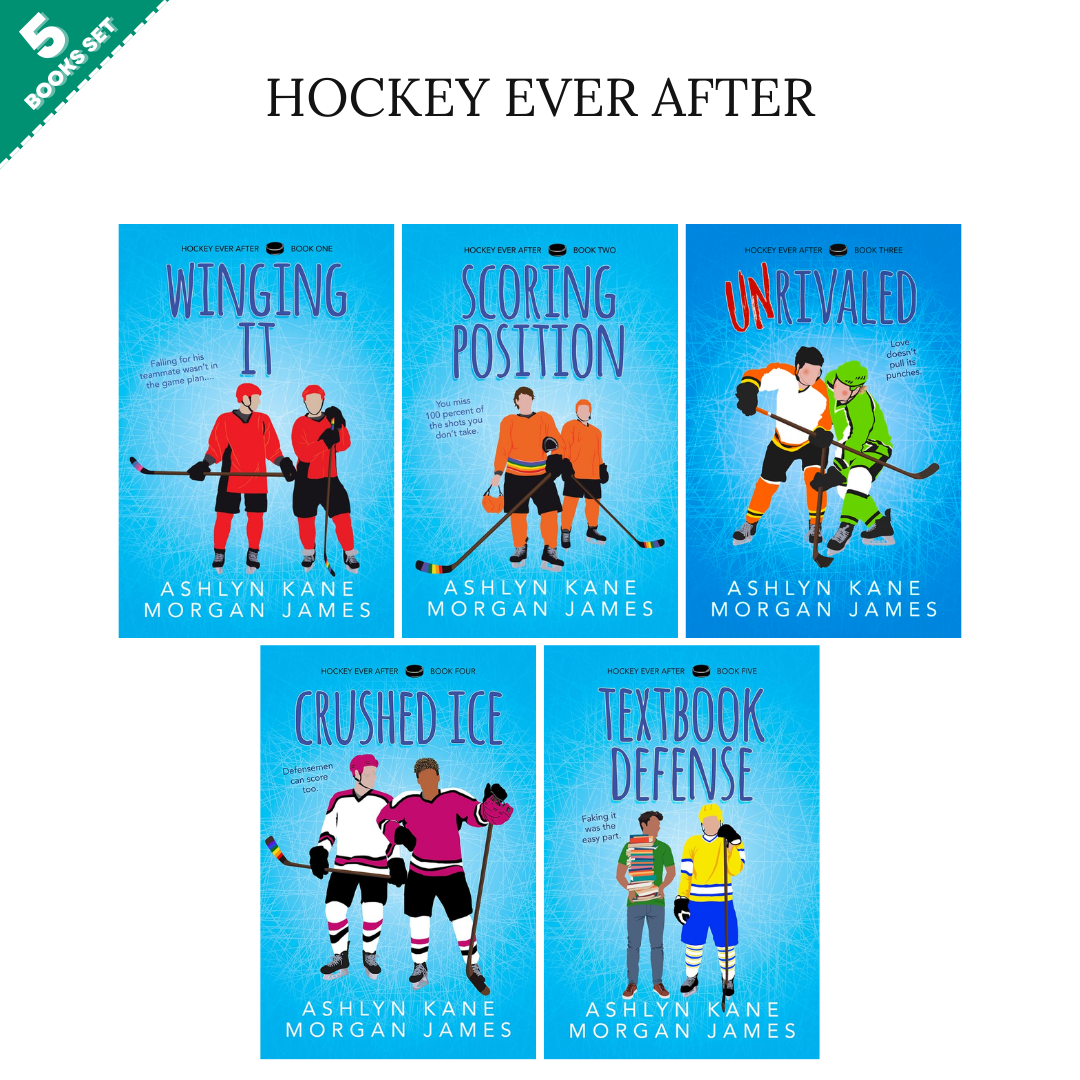 Hockey Ever After Series By Ashlyn Kane (5 Books Set)