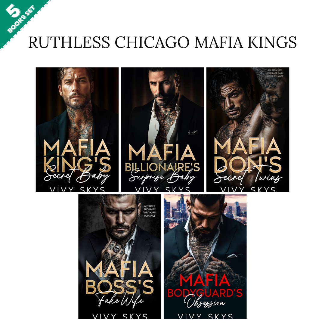 Ruthless Chicago Mafia Kings Series By VIVY SKYS (5 Books Set)