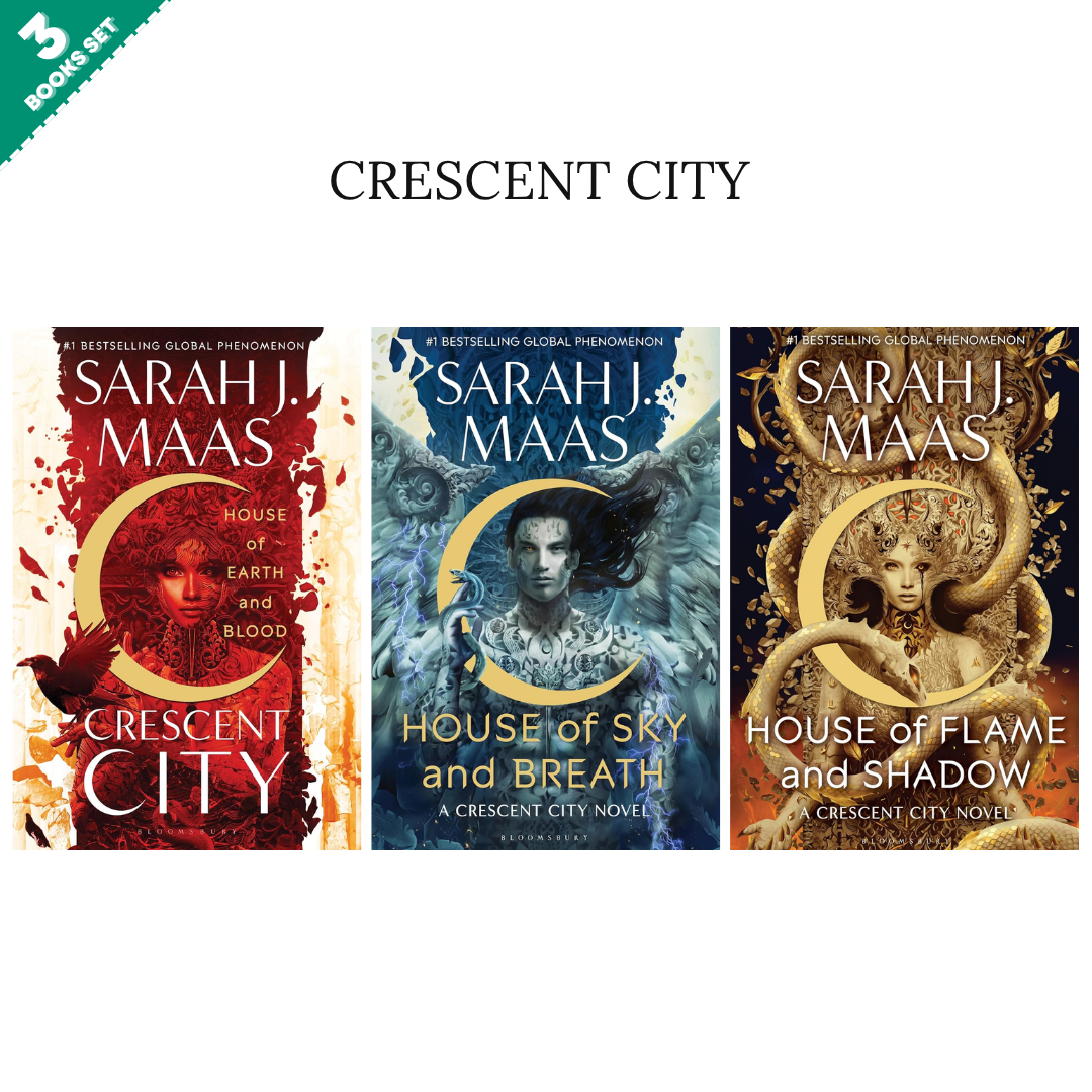 Crescent City Series by Sarah J. Maas (3 Books Set)