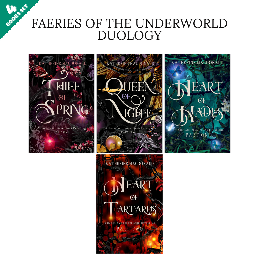 Faeries of the Underworld Series By Katherine Macdonald (4 Books Set)