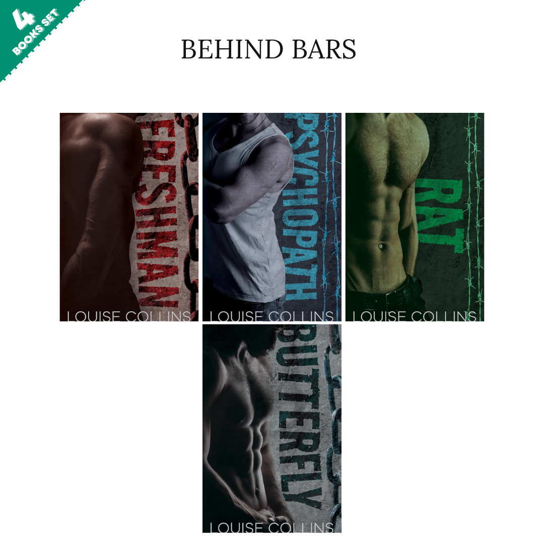 Behind Bars Series By Louise Collins (4 Books Set)