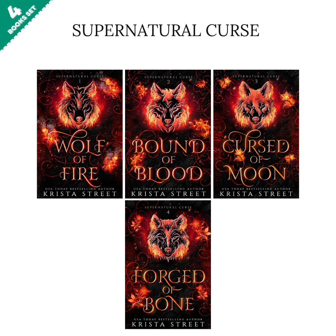 Supernatural Curse Series By Krista Street (4 Books Set)