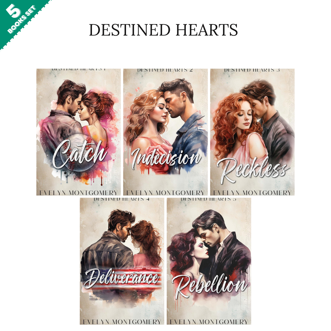 Destined Hearts Series By Evelyn Montgomery (5 Books Set)