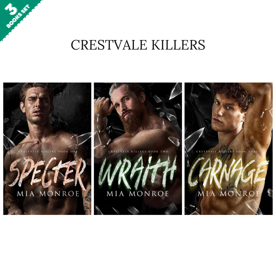 Crestvale Killers Series By Mia Monroe (3 Books Set)
