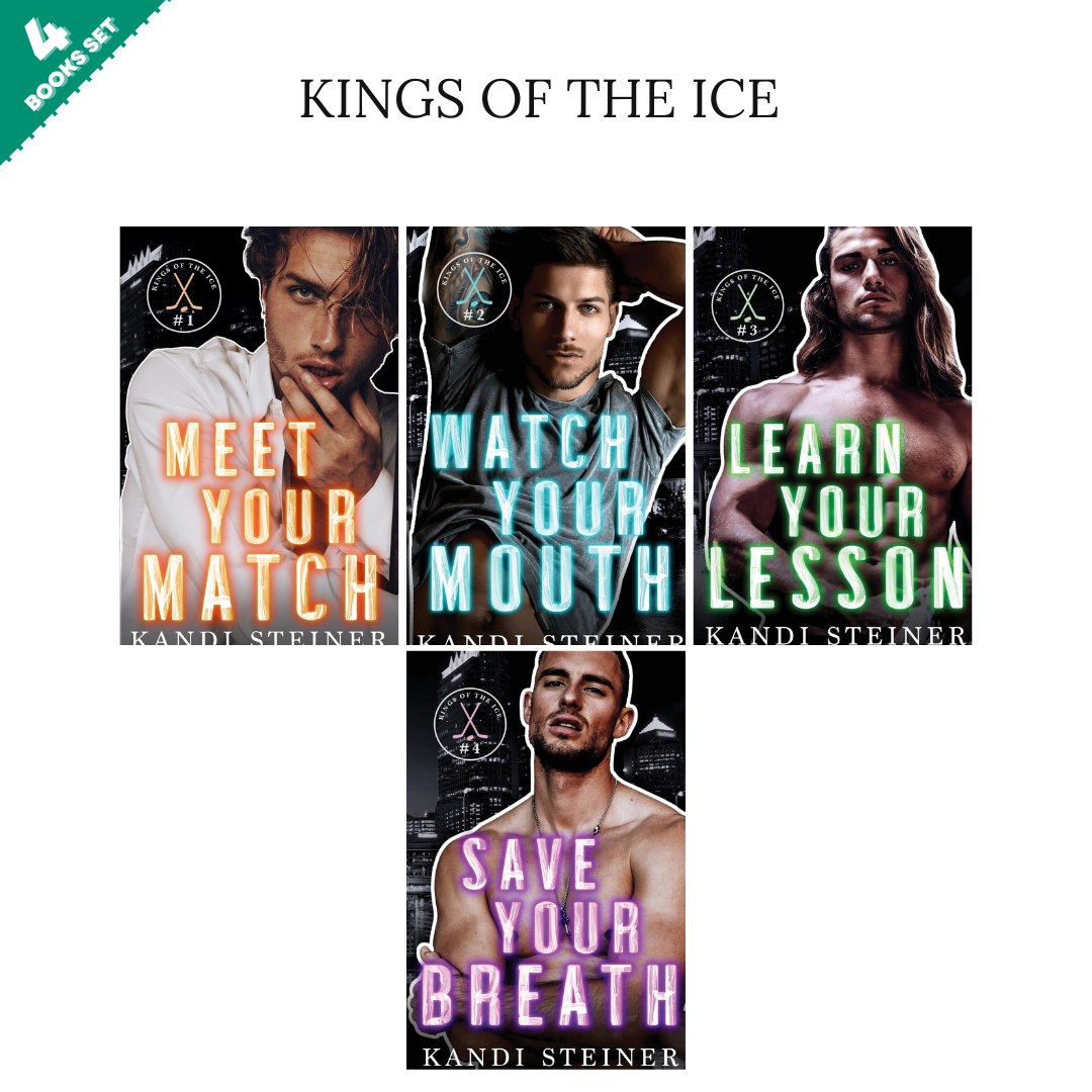 Kings of the Ice Series By Kandi Steiner (4 Books Set)