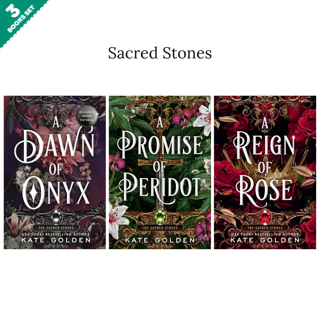 The Sacred Stones Trilogy by Kate Golden (3 Books Set)