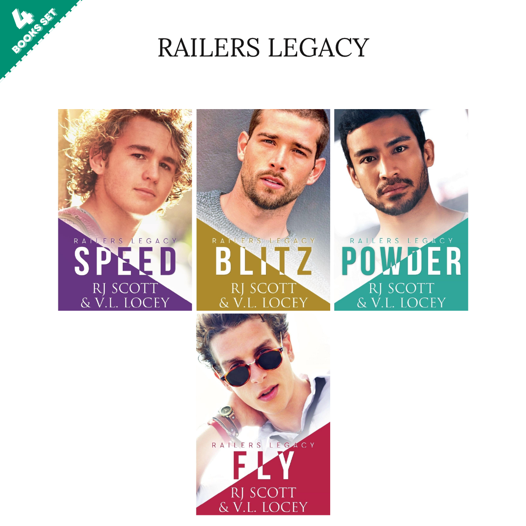 Railers Legacy Series By RJ Scott (4 Books Set)