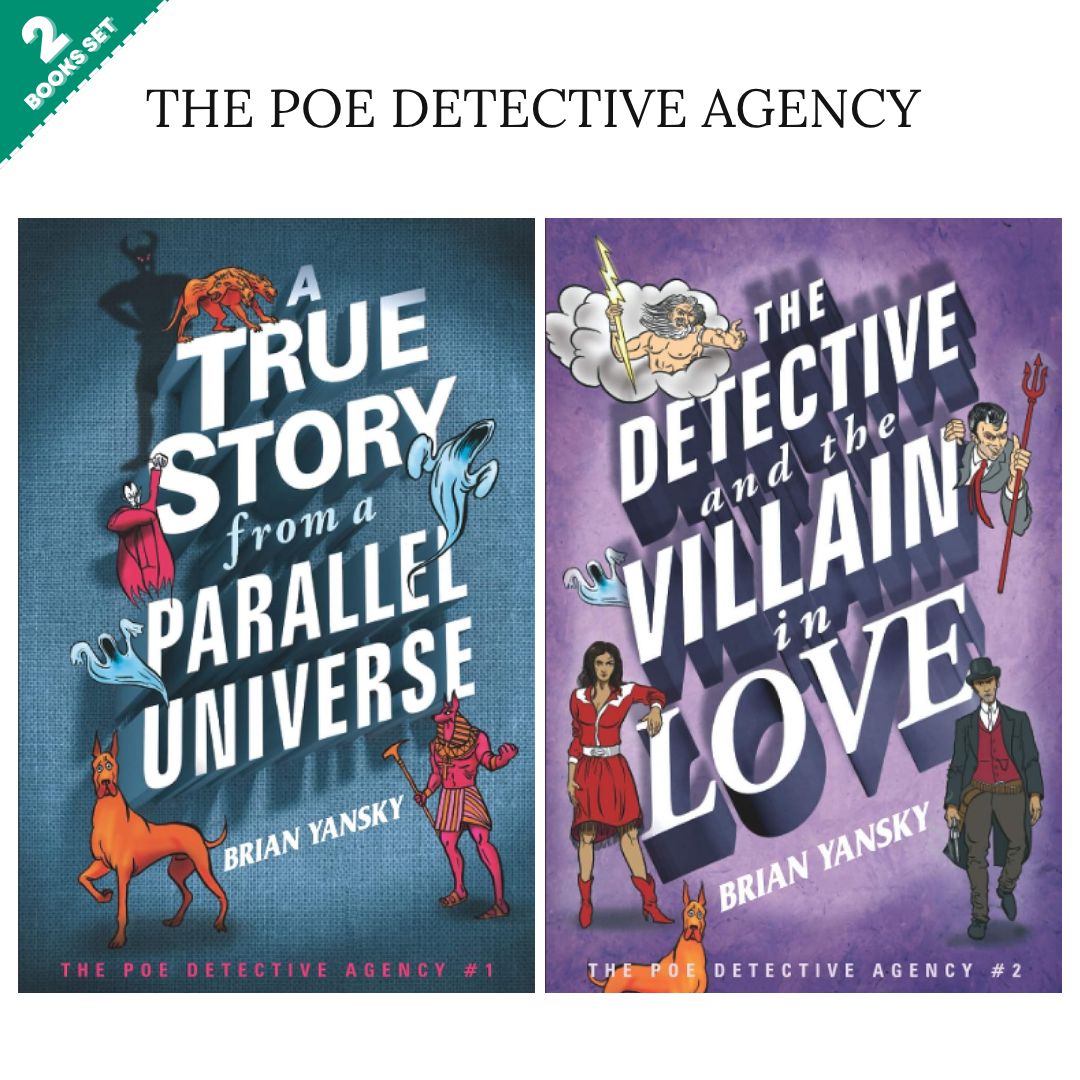 The Poe Detective Agency Series By Brian Yansky (2 Books Set)