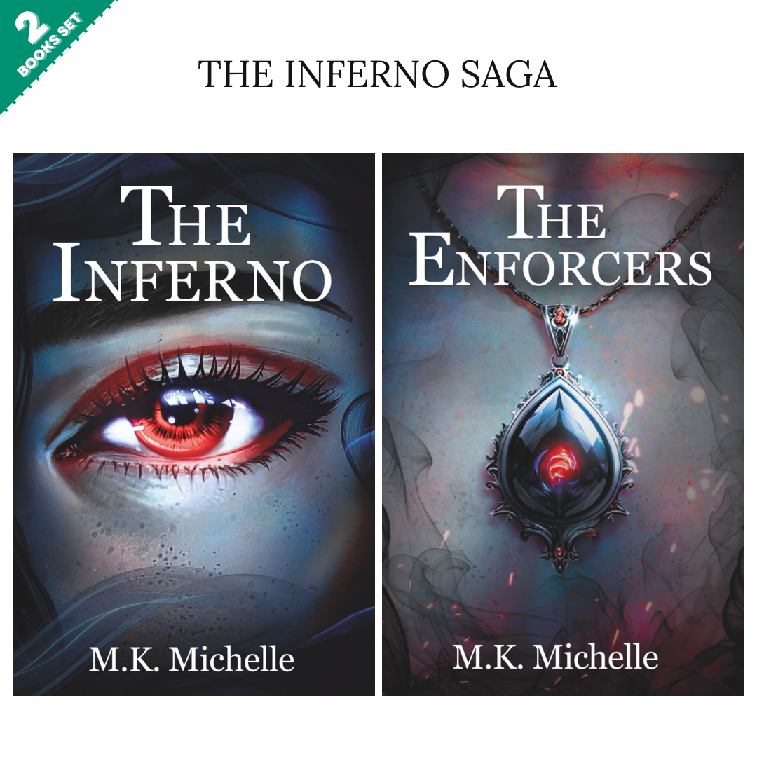 The Inferno Saga Series By M.K Michelle (2 Books Set)