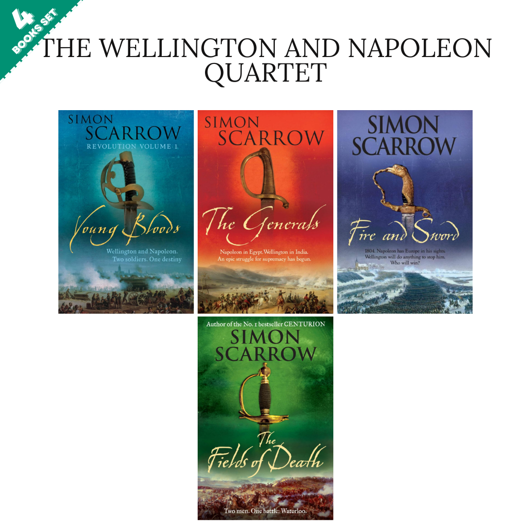 The Wellington and Napoleon Quartet Series By Simon Scarrow (4 Books Set)