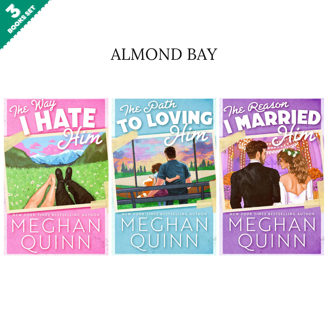 Almond Bay Series By Meghan Quinn (3 Books Set)