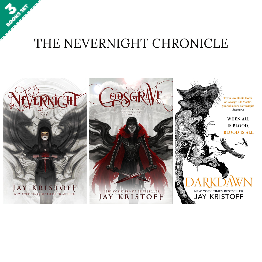 The Nevernight Chronicle Series By Jay Kristoff (3 Books Set)