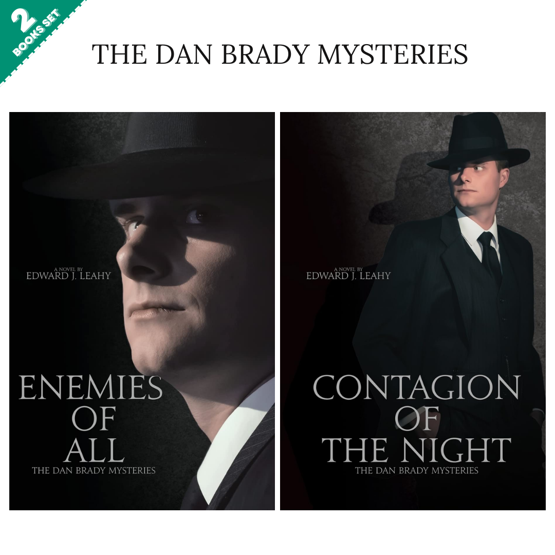 The Dan Brady Mysteries Series By Edward J. Leahy (2 Books Set)