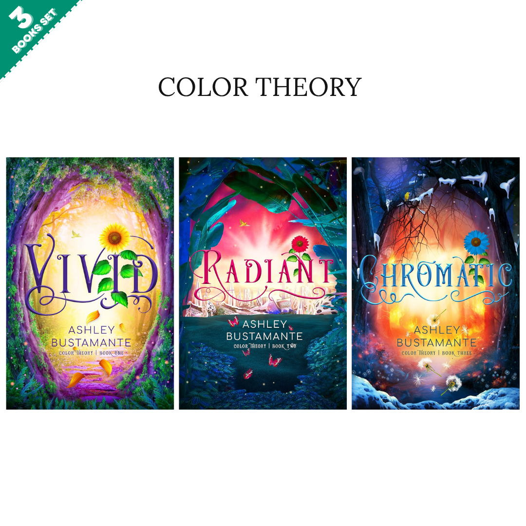 The Color Theory Series by Ashley Bustamante (3 Books Set)