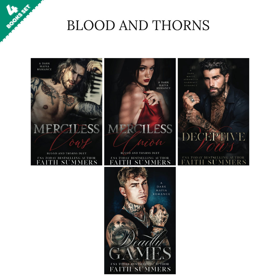 Blood and Thorns Duet Series By Faith Summers (4 Books Set)