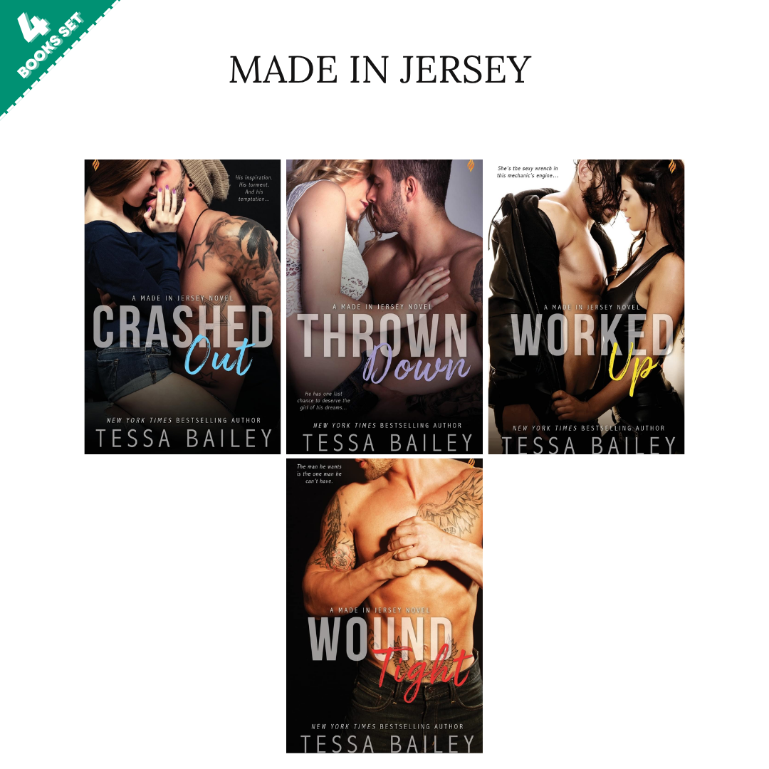 Made in Jersey Series By Tessa Bailey (4 Books Set)