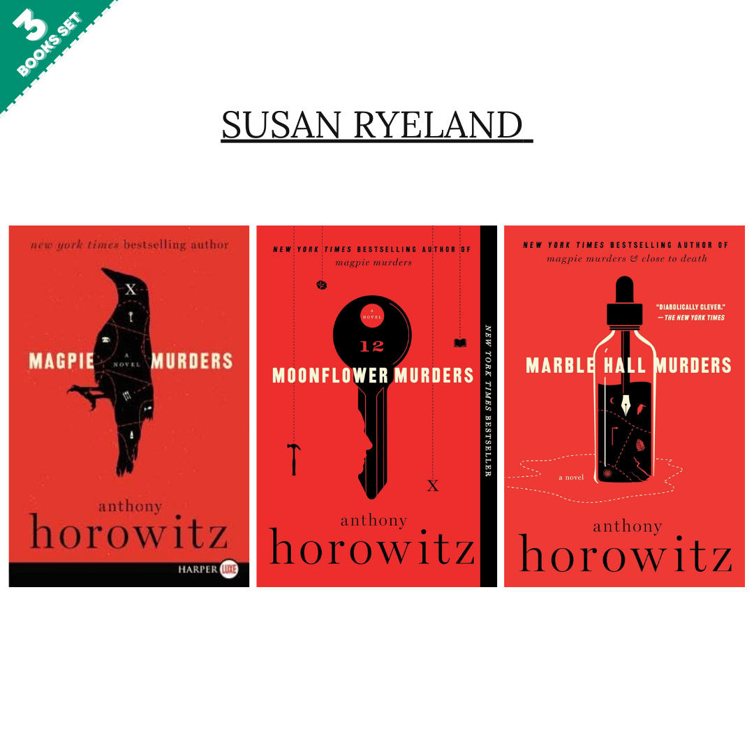 Susan Ryeland Series By Anthony Horowitz (3 Books Set)