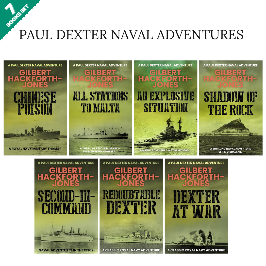 Paul Dexter Naval Adventures Series By Gilbert Hackforth-Jones (7 Books Set)