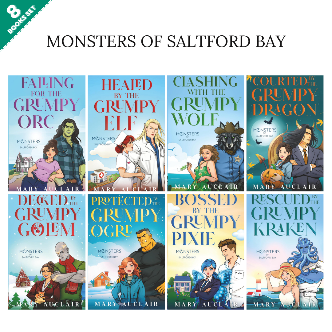 Monsters Of Saltford Bay Series By Mary Auclair (8 Books Set)