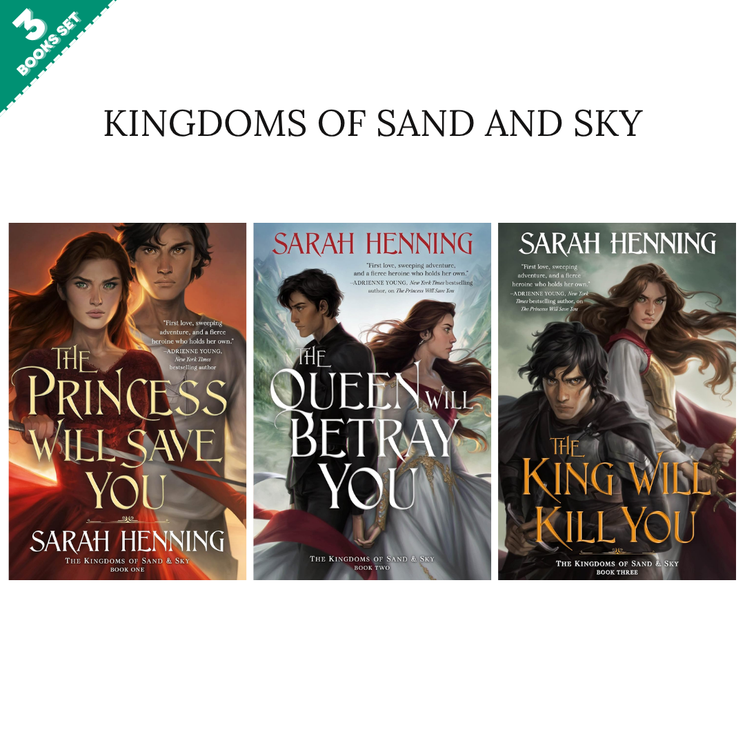 Kingdoms of Sand and Sky Series By Sarah Henning (3 Books Set)