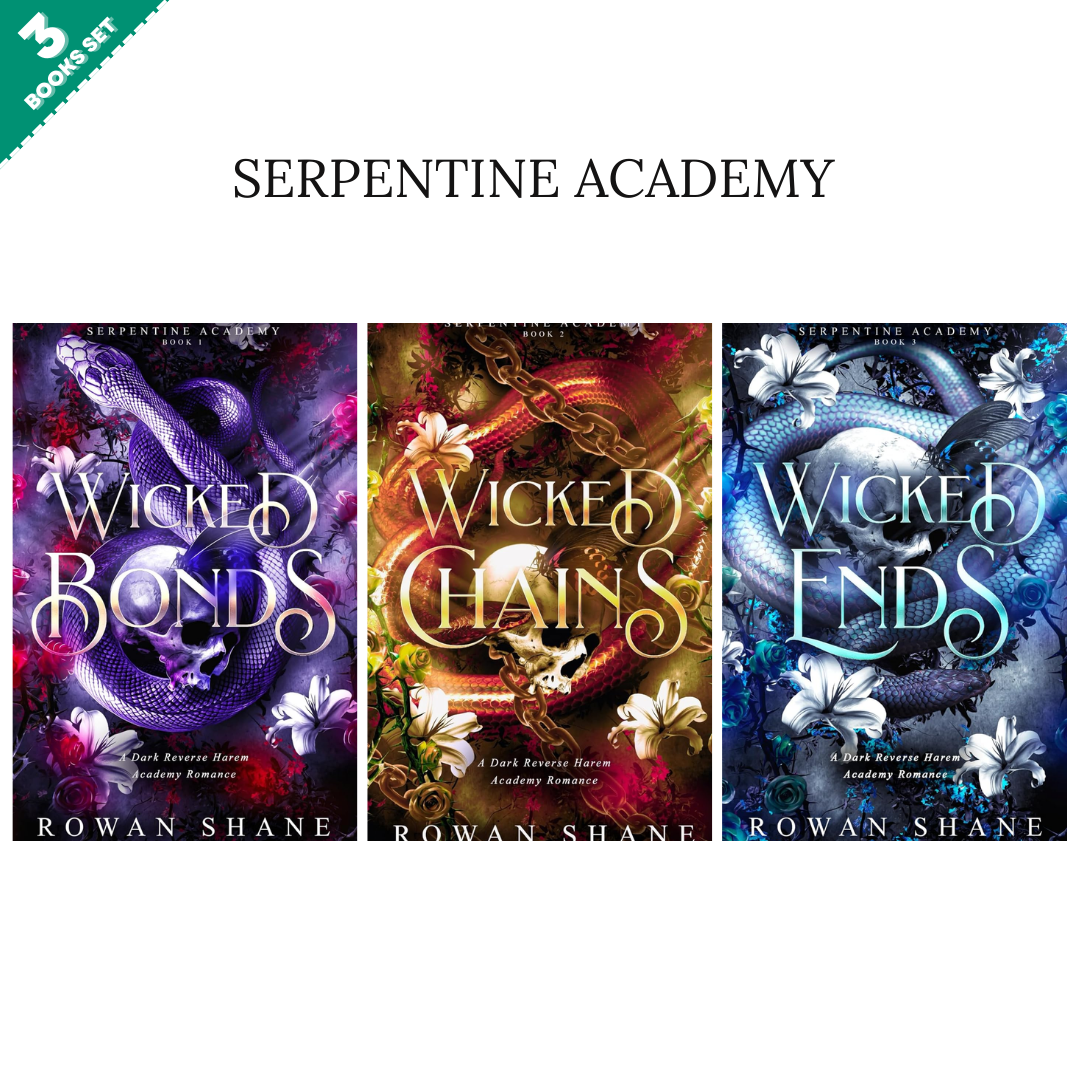 Serpentine Academy series By Rowan Shane (3 Books Set)