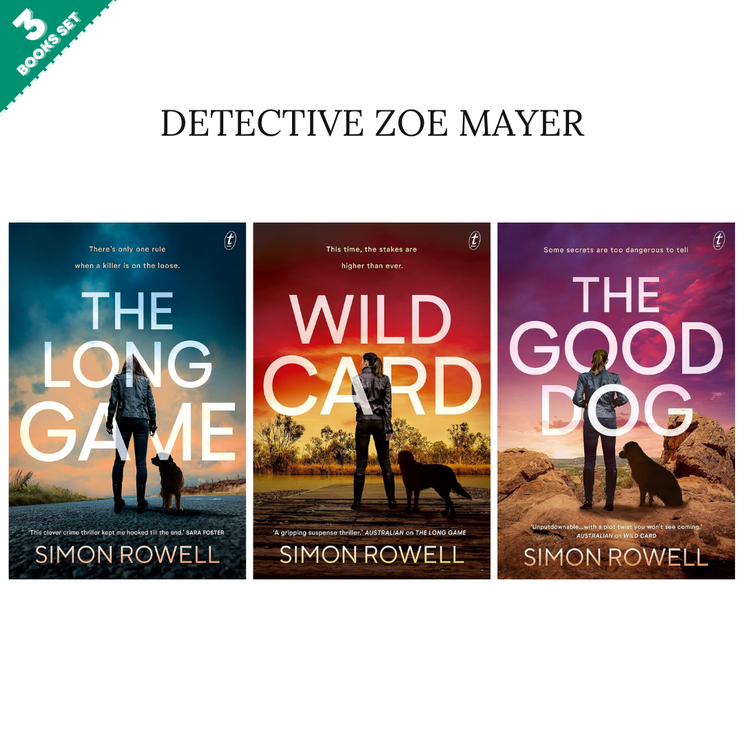 Detective Zoe Mayer Series By Simon Rowell (3 Books Set)