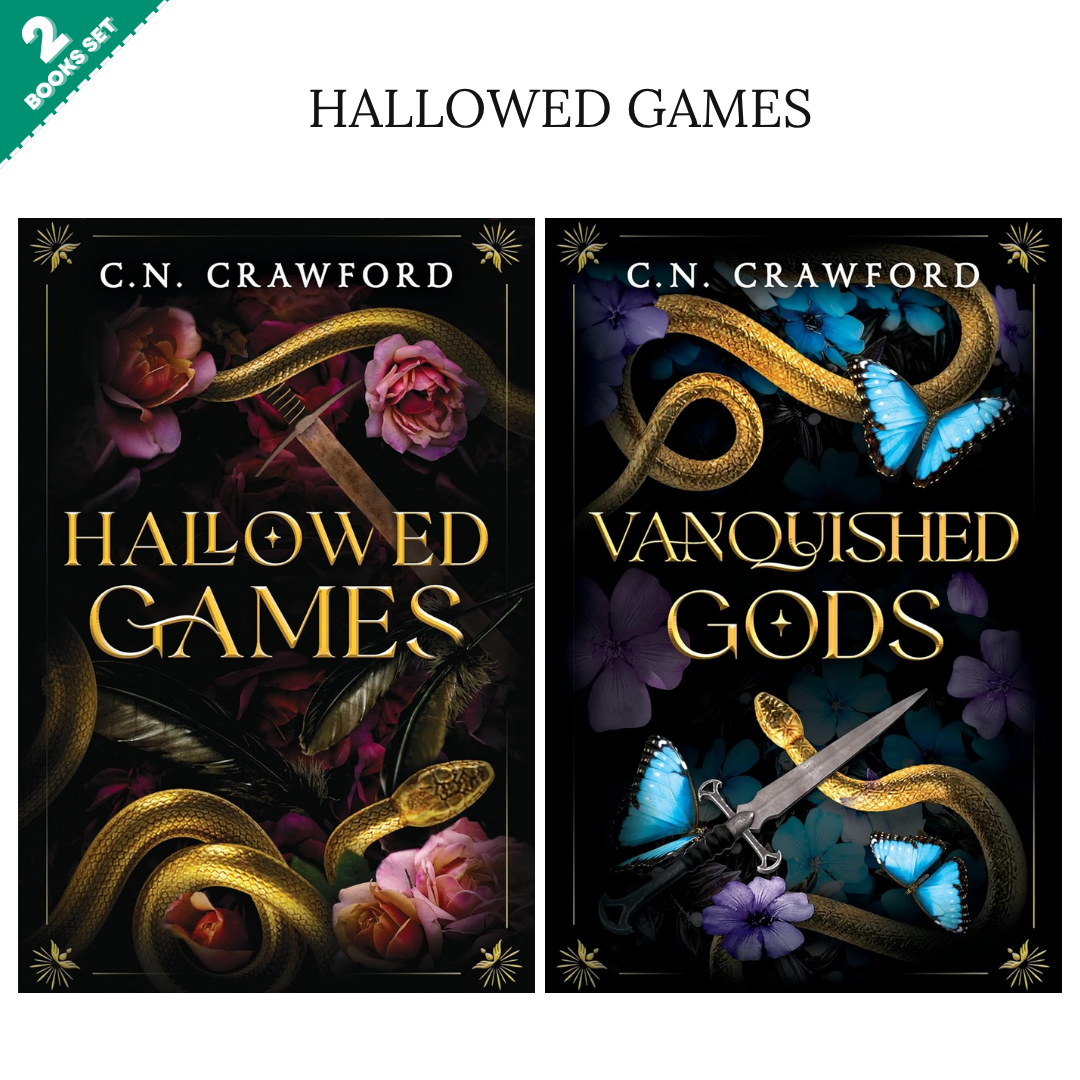 Hallowed Games Series By C.N. Crawford (2 Books Set)