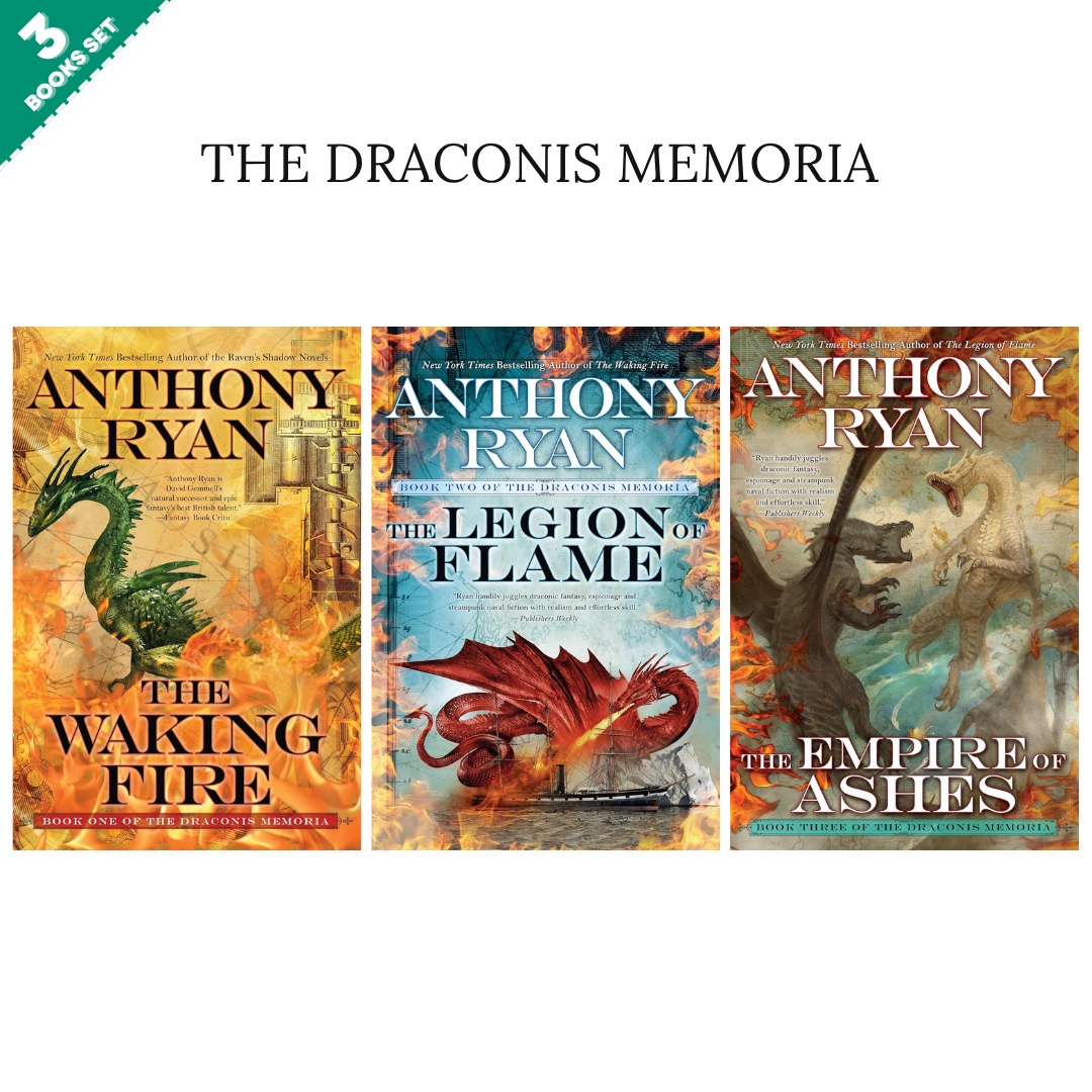 The Draconis Memoria Series By Anthony Ryan (3 Books Set)