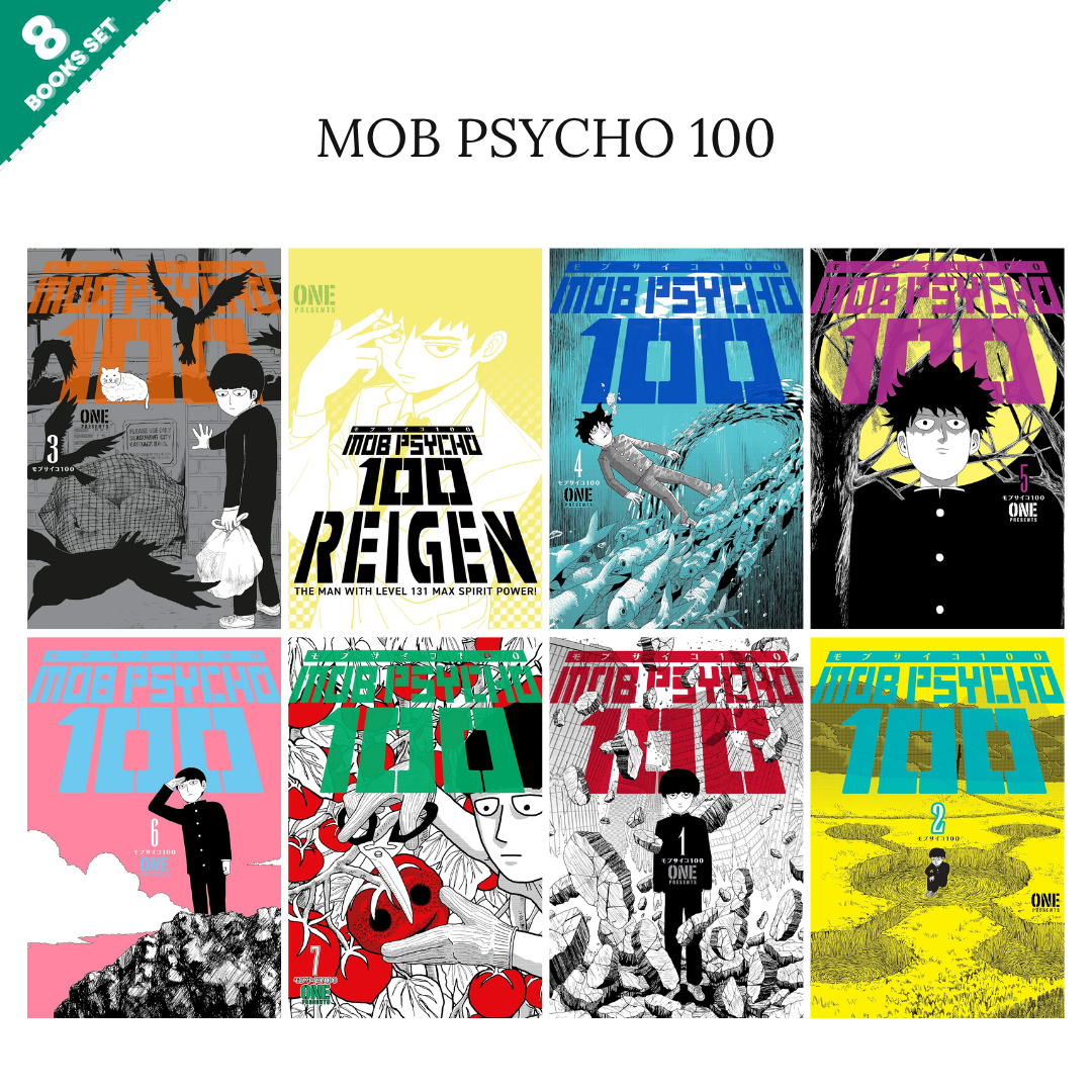 Mob Psycho 100 Series By ONE (8 Books Set)