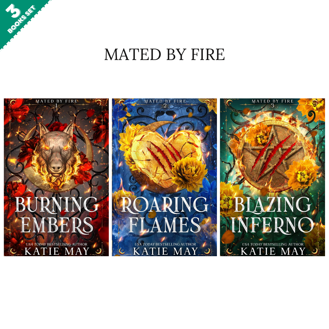 Mated by Fire Series By Katie May (3 Books Set)