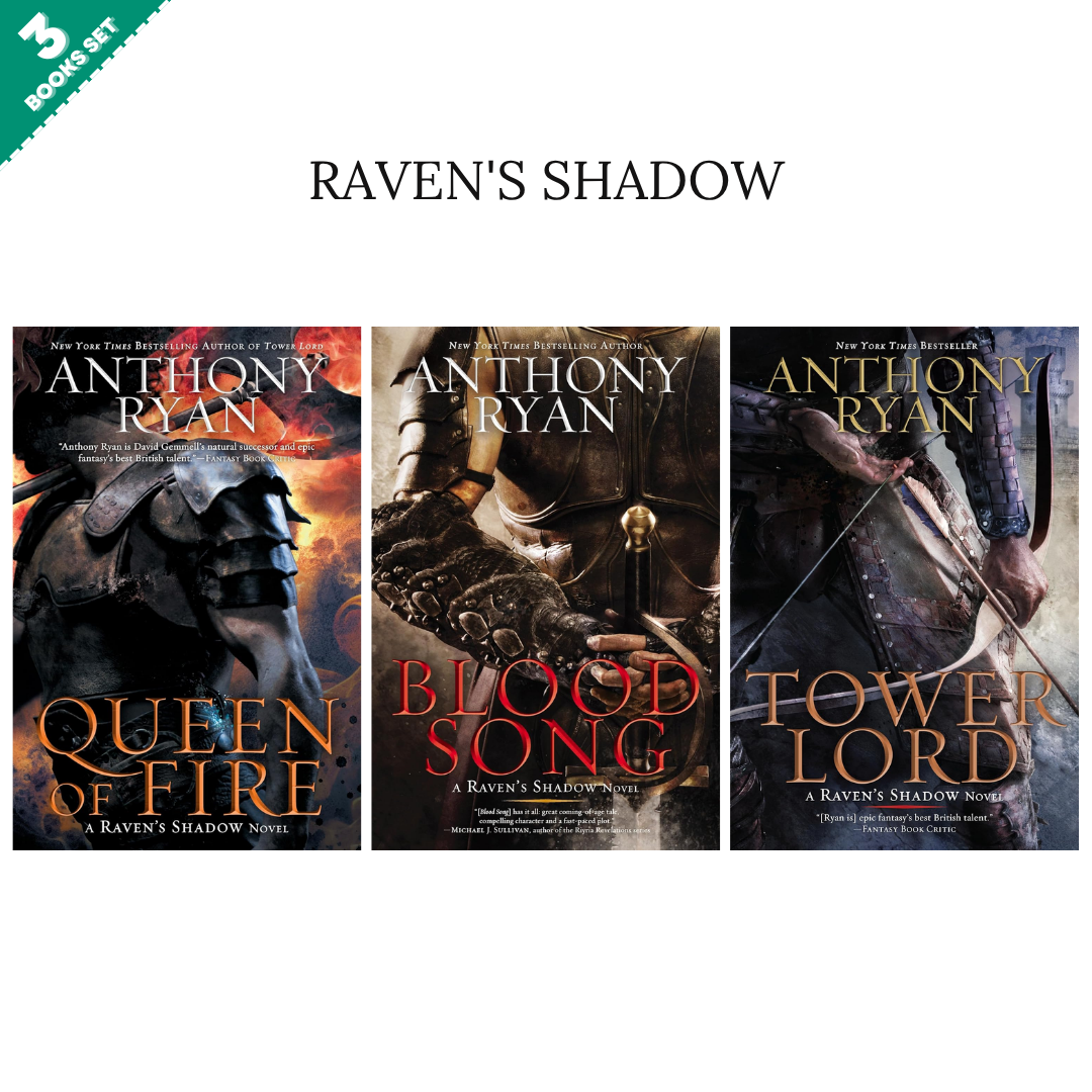 Raven's Shadow Series By Anthony Ryan (3 Books Set)