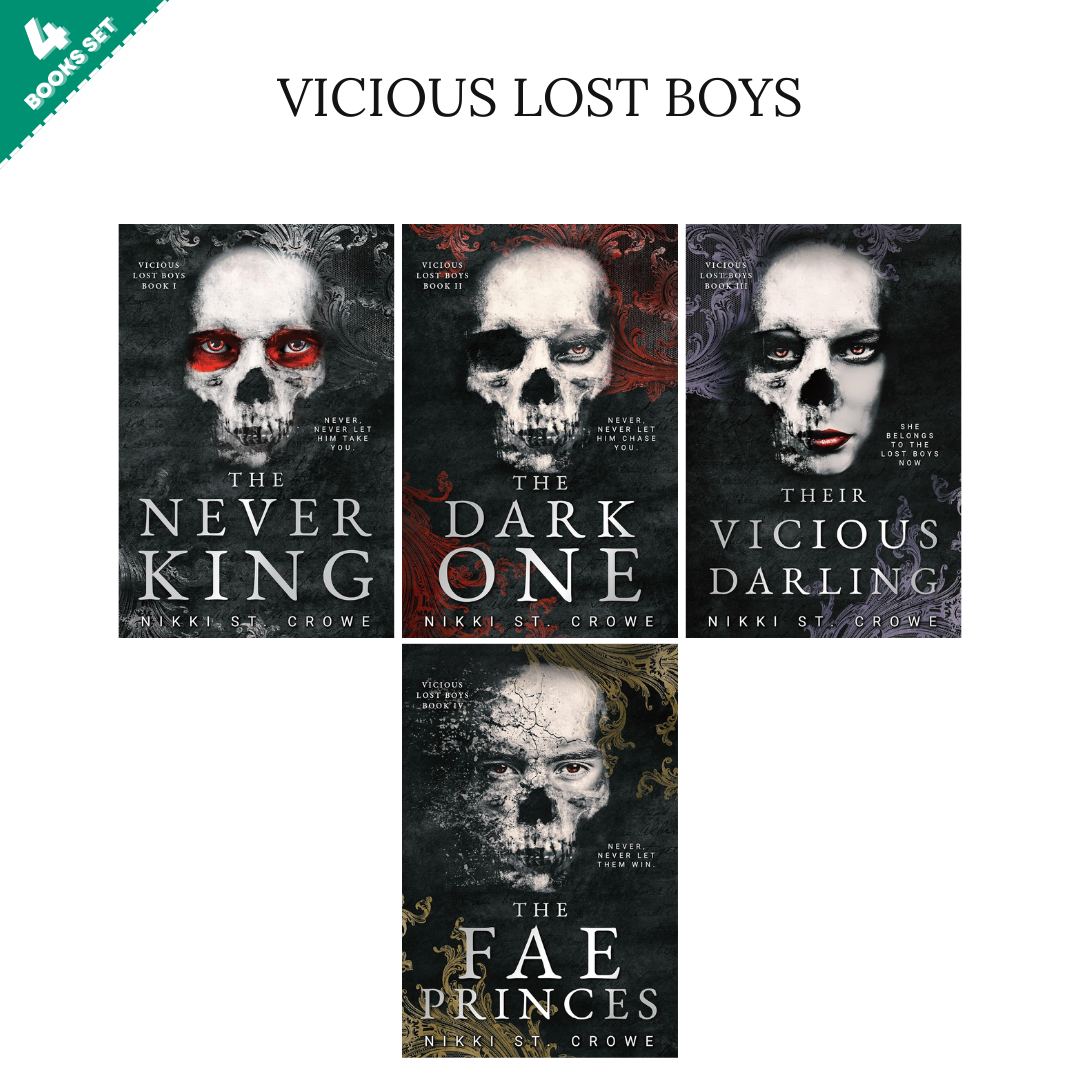 Vicious Lost Boys Series By Nikki St. Crowe (4 Books Set)