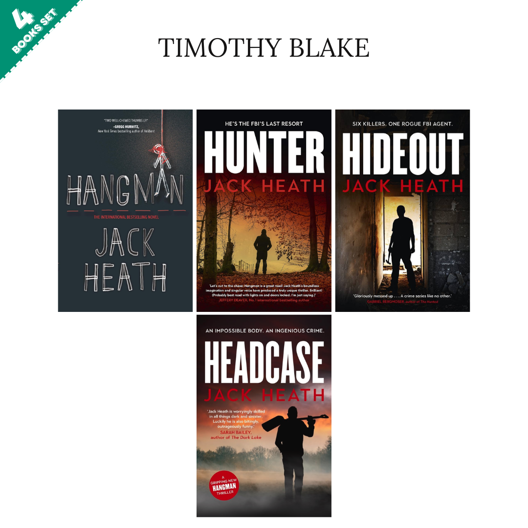 Timothy Blake Series By Jack Heath (4 Books Set)