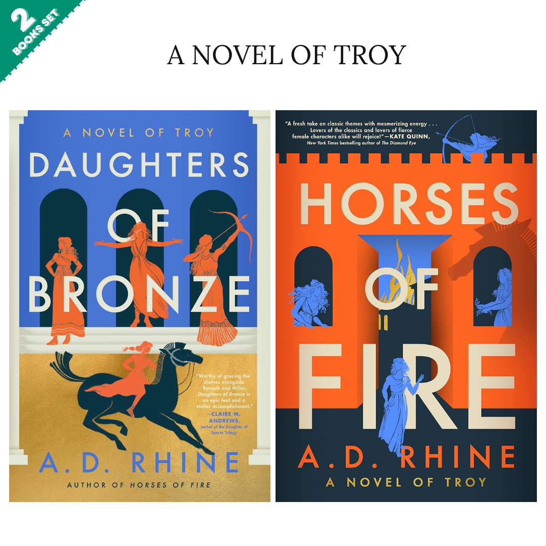 A Novel of Troy Series By A.D. Rhine (2 Books Set)