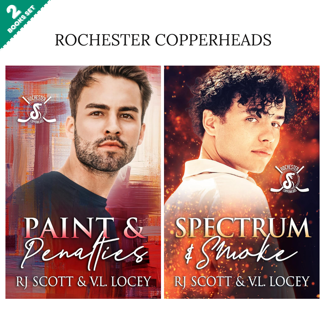 Rochester Copperheads Series By RJ Scott (2 Books Set)