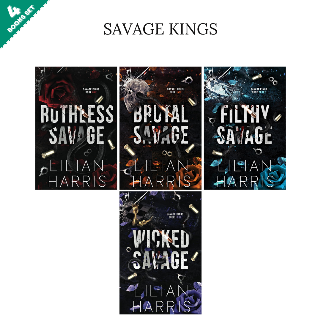 Savage Kings Series By Lilian Harris (4 Books Set)