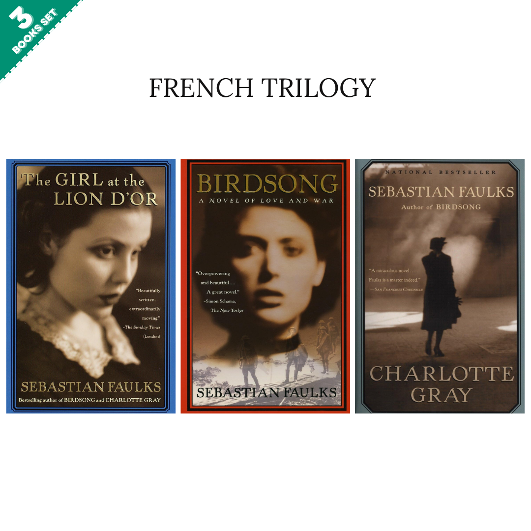 French Trilogy Series By Sebastian Faulks (3 Books Set)