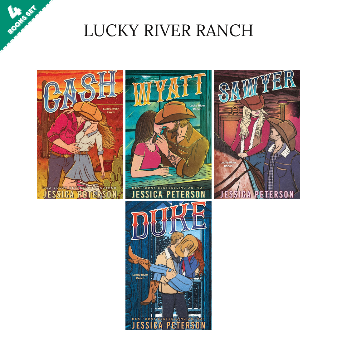 Lucky River Ranch Series By Jessica Peterson (4 Books Set)