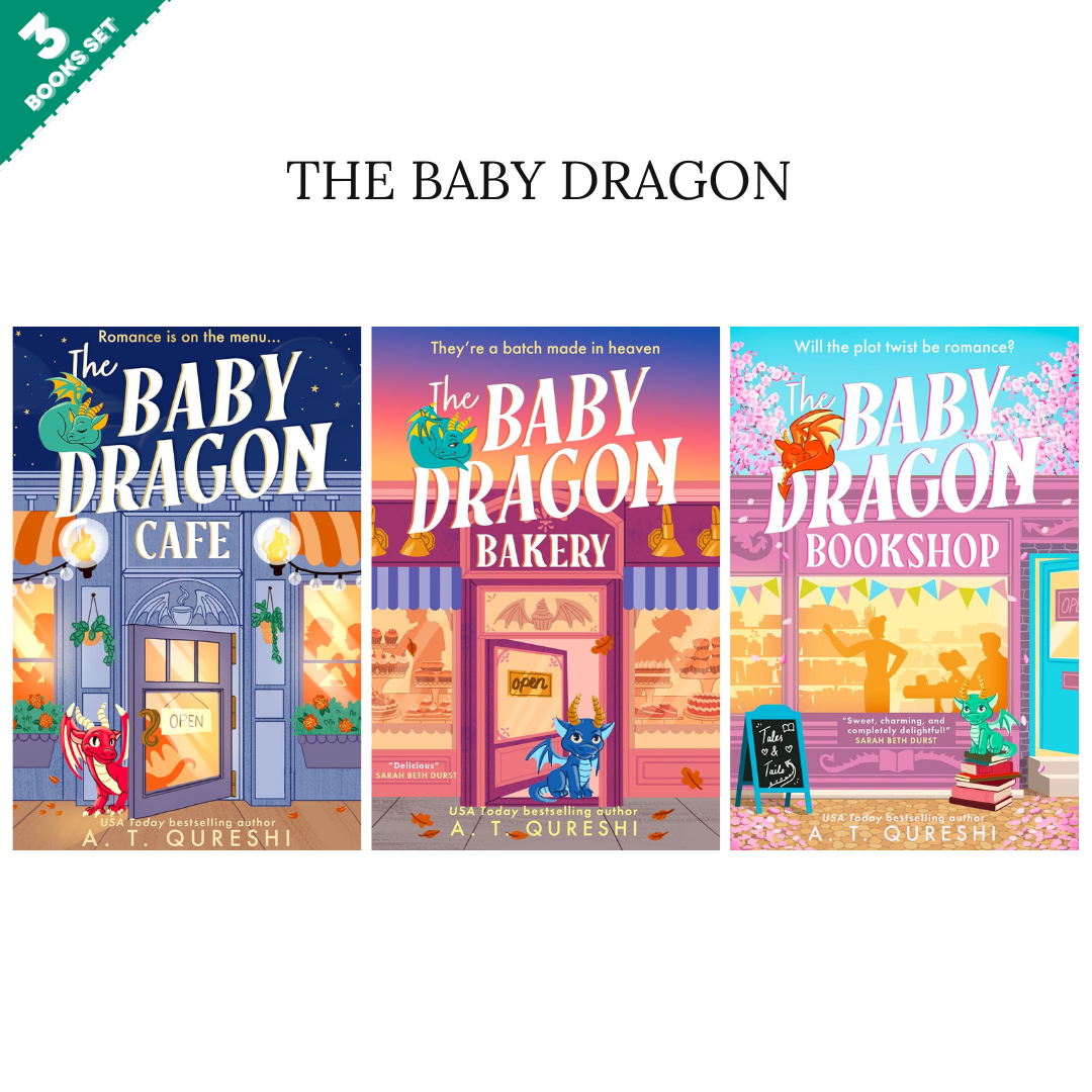 The Baby Dragon Series By A. T. Qureshi (3 Books Set)