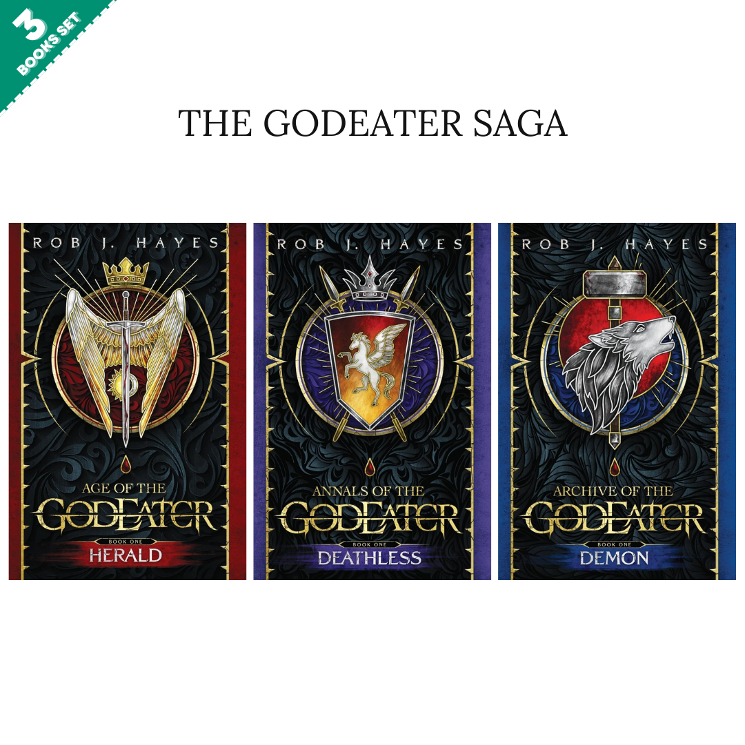 The GodEater Saga Series By Rob J. Hayes (3 Books Set)
