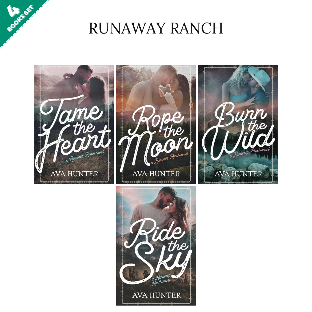 Runaway Ranch Series By Ava Hunter (4 Books Set)