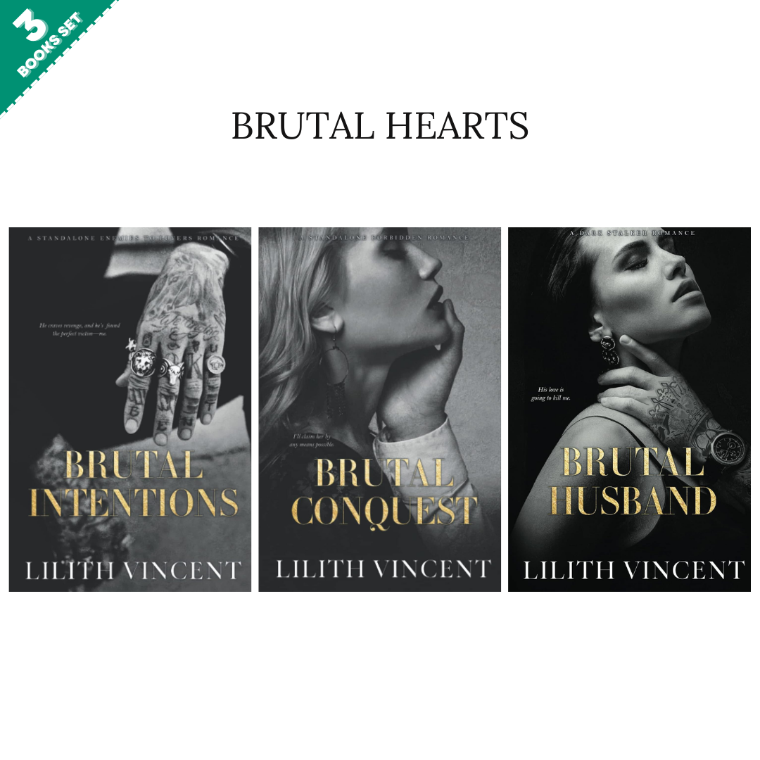 Brutal Hearts Series By Lilith Vincent (3 Books Set)
