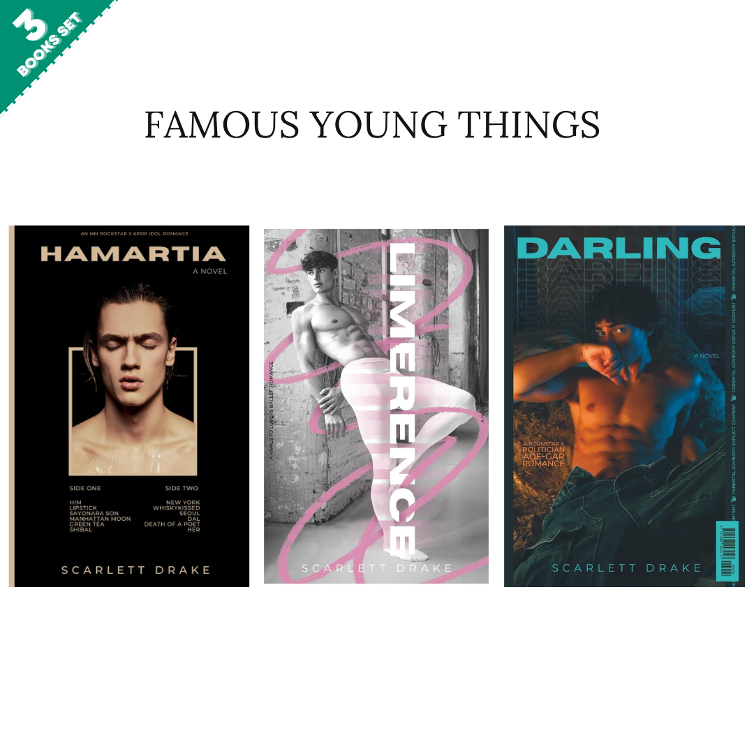 Famous Young Things Series By Scarlett Drake (3 Books Set)