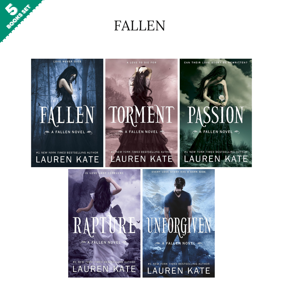 Fallen Series by Lauren Kate (5 Books Set)