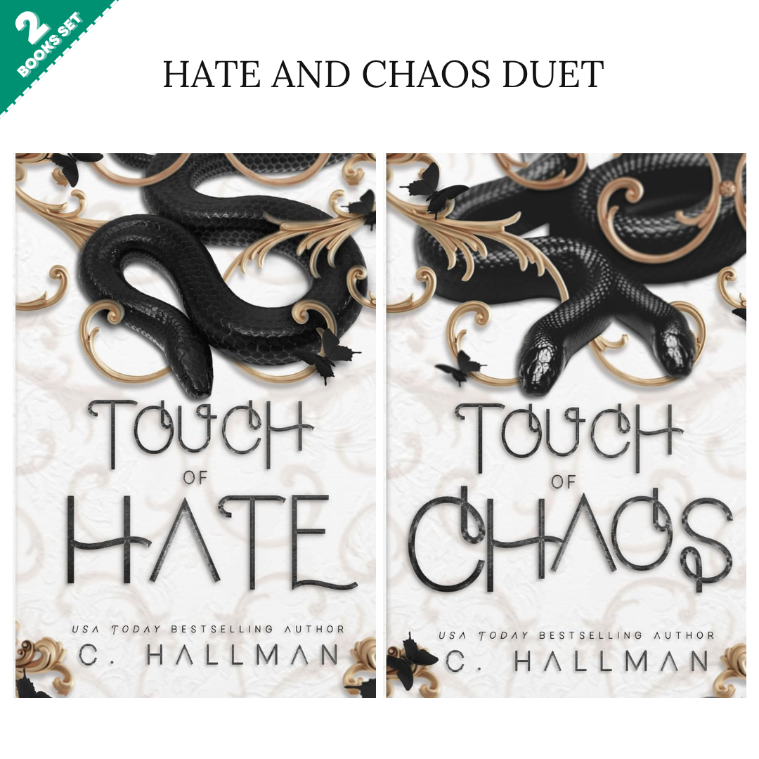 Hate and Chaos Duet Series By C. Hallman (2 Books Set)