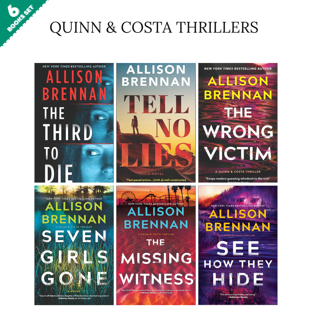 Quinn & Costa Series By Allison Brennan (6 Books Set)